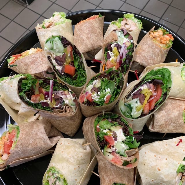 Chicken Greek Wrap.